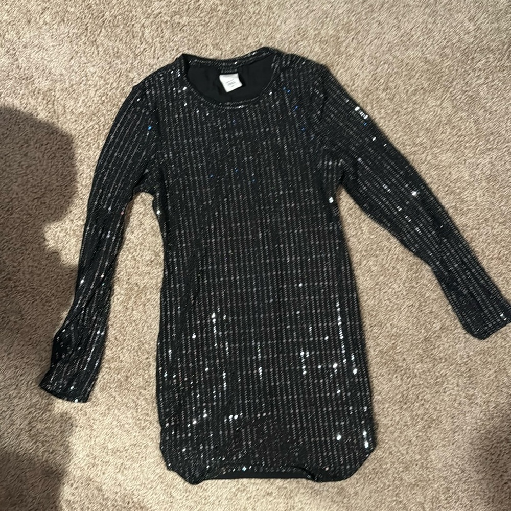 Black Sequin Mini - image 1